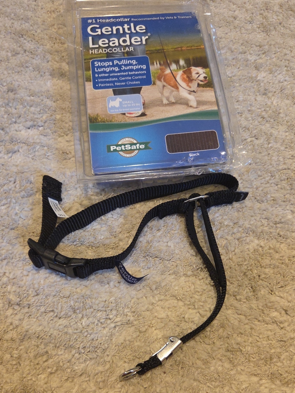 PetSafe Black Gentle Leader Headcollar Packaged